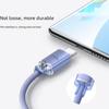 Jingyao 6A 120W Super Fast Charging Fabric Data Cable for Huawei Type-C Phones.