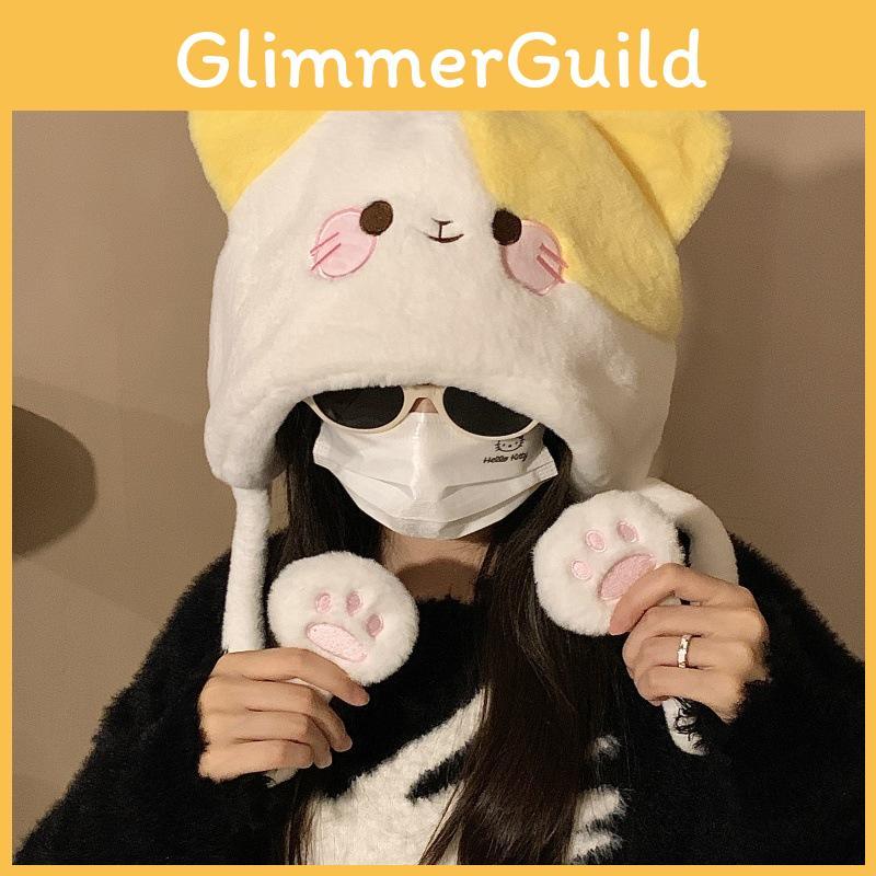 Cartoon Cute Winter Hat For Women Cozy Ear Covering Warmth With Fashionable Look