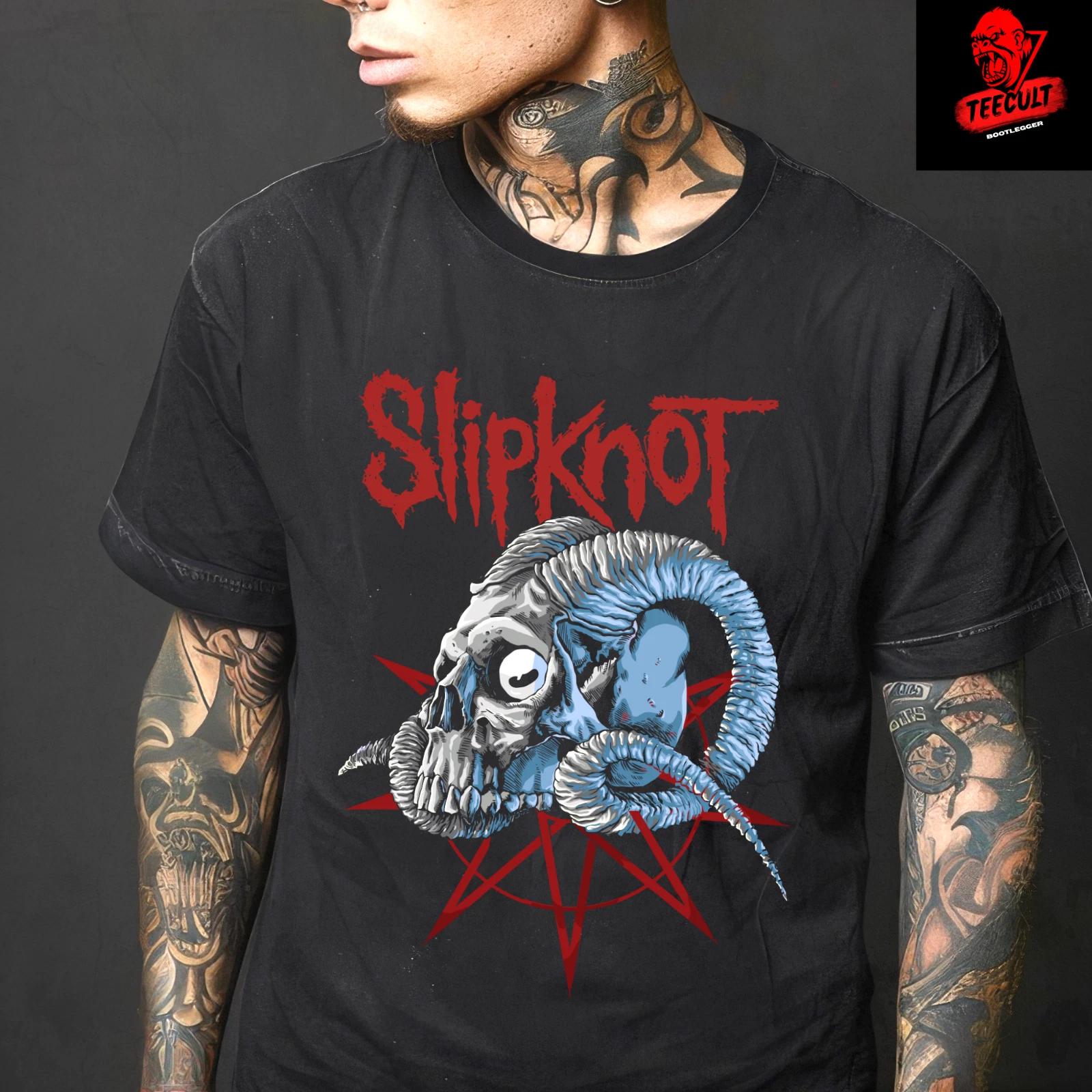 Men s and Women s T-shirts Slipknot Metal Rock Band Tee Unisex Heavy Cotton XS