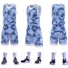 LongChan Men's Colorful American Basketball Uniform Set