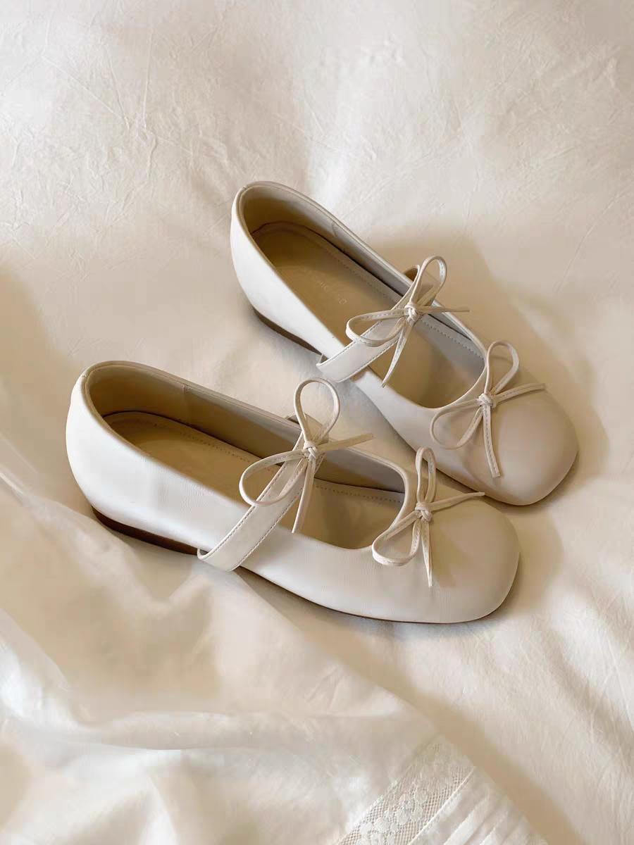 

Модная французская винтажная обувь-лодочки с бантом на скрытой платформе, женская, новая коллекция весна 2025 39