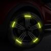 Car Wheel Reflective Strip, Rainbow Rim Decals for Cars Motorcycle Bike, Waterproof High Visibility Sticker for Tires