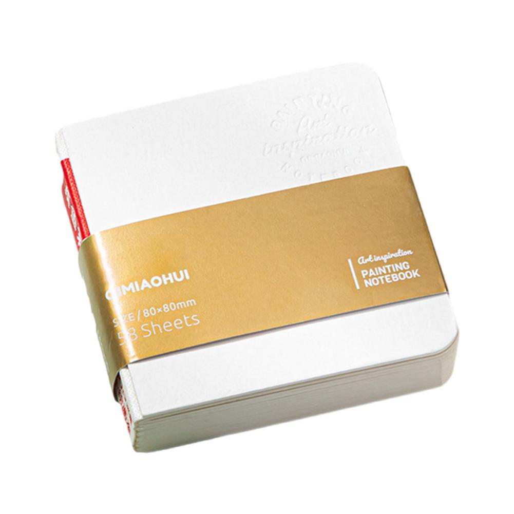 Travel Paint Palette Mini Watercolor Palette Set with Clip Portable Watercolor Set Wooden Grid Paint Box Gift for Kids