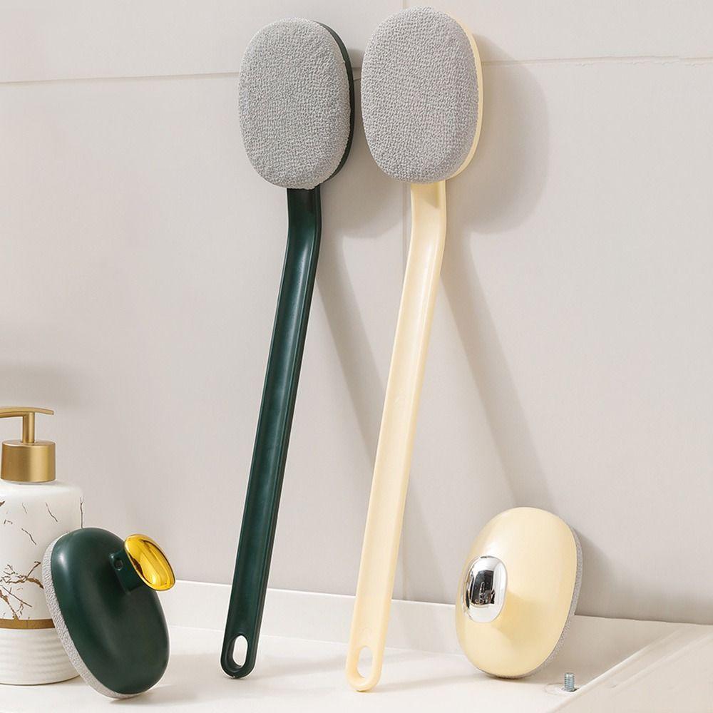 Long Handle Exfoliating Bath Brush Anti Slip Body Exfoliator Back Scrubber for Shower  Bath