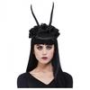 Demon Horns Flower Headband