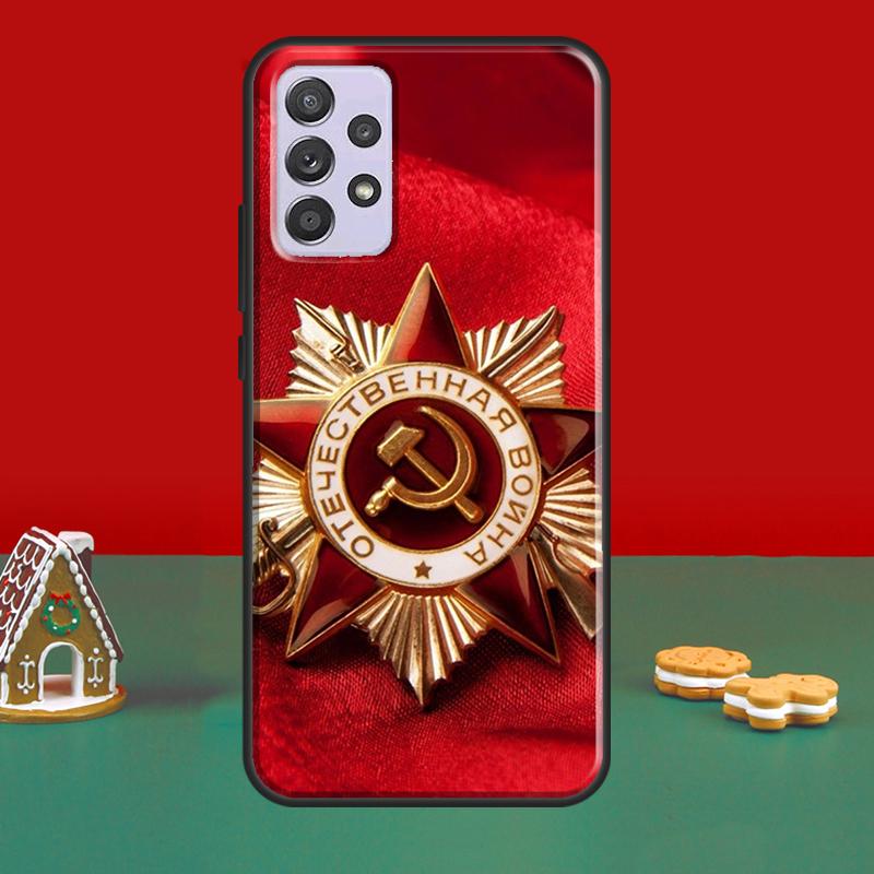 USSR Flag Soviet Union Case For Samsung A52S A12 A32 A42 A52 A72 A51 A71 A31 A11 A40 A50 A70 A21S Phone Cover