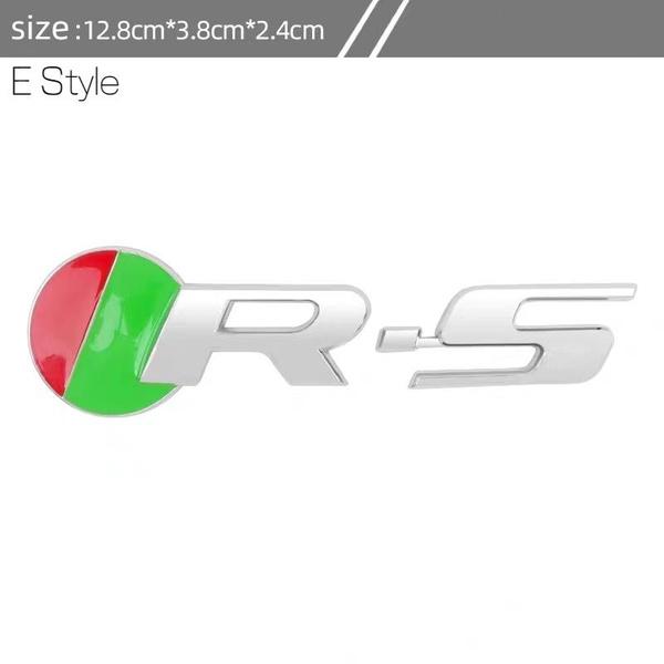 3D Metal R Logo Přední mřížka Znak zadního kufru Samolepka Samolepka pro Jag/uar X-TYPE F-TYPE XE XF XJ XJR XFR Stylingové doplňky do auta