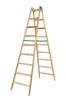 Braket Premium Wooden Ladder 2X9 Rungs 270Cm - Br-01-2901