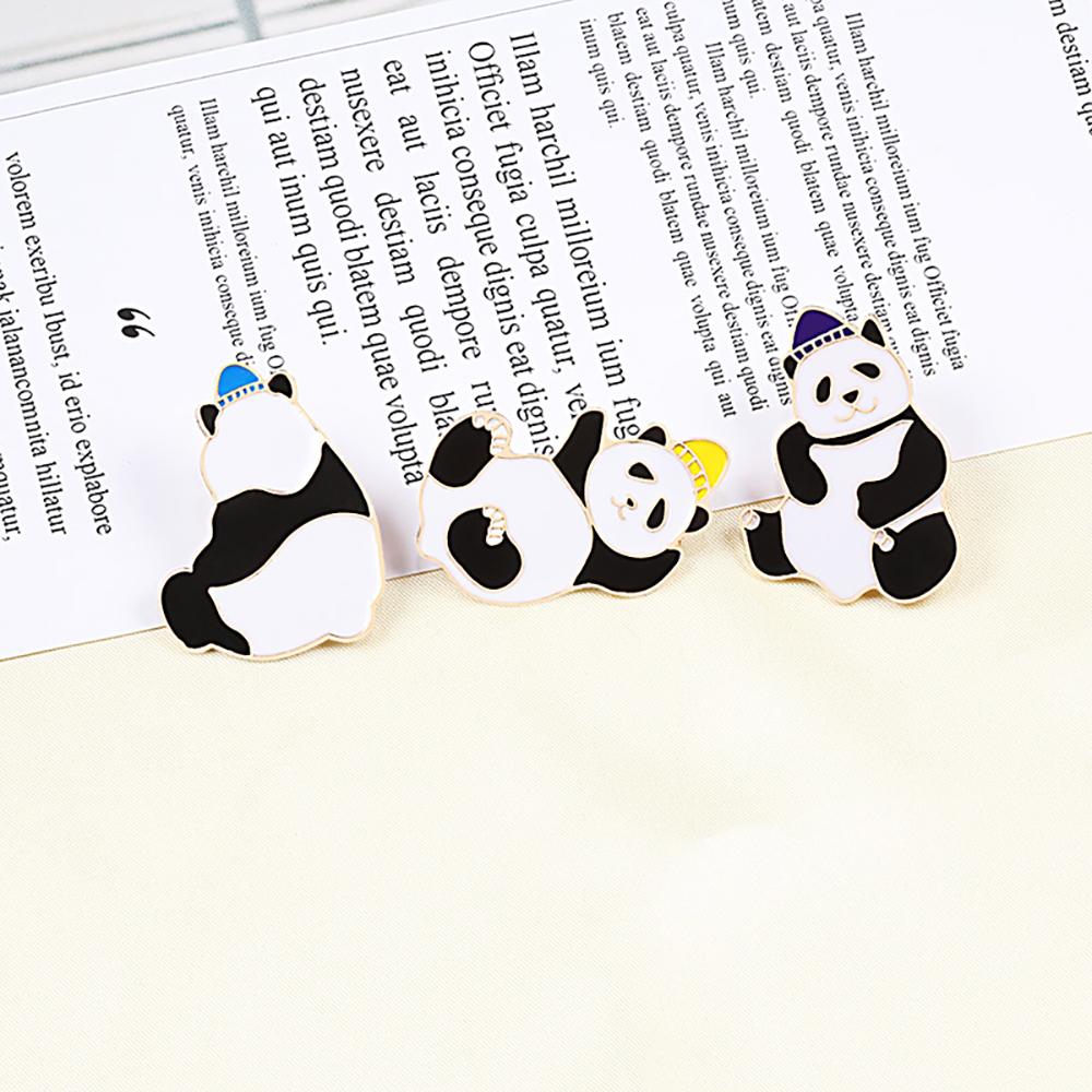 3-4pcs/set Cute Animal Brooch Cartoon Unicorn Cat Dog Monkey Fish Enamel Pin Backpack Clothing Badges Jewelry Children Wholesale