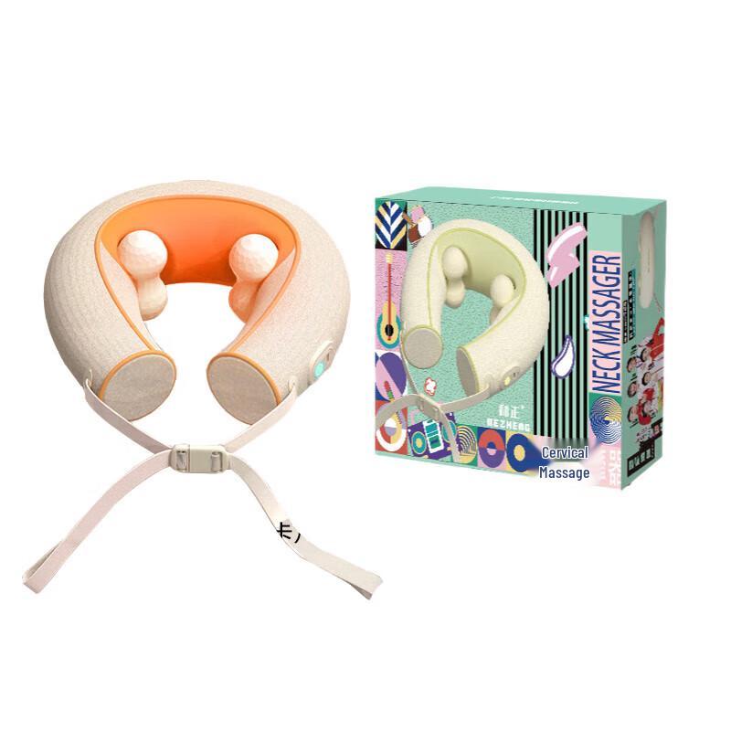 HEZHENG Heated Kneading U-shaped Neck Massager Pillow