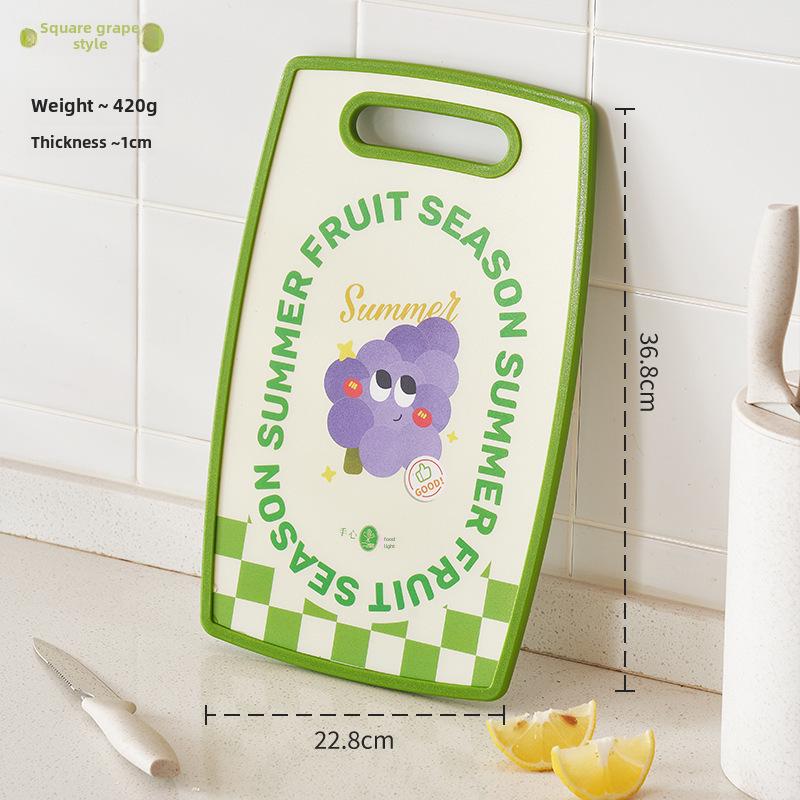 

Креативная детская двухсторонняя разделочная доска для фруктов из пищевого пластика Cartoon cutting board