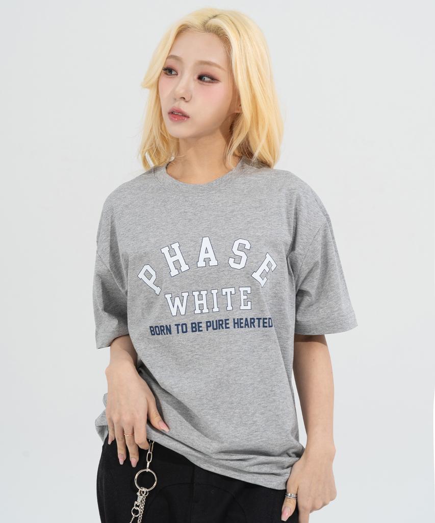 Peijeuhwaiteu [Phase_3] Pw College Tee_Melange / 8802026-St08