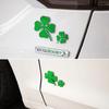 3D Metal Four Leaf Clover Emblem Badge Car Body Trunk Logo Sticker Decoration Decals For Sportiva 159 147 156 Giulietta Mito 166