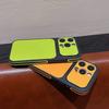 Candy Official Leather Phone Case for iPhone 17 13 14 15 16 Pro Max 14 15 16 Plus  Big Window Shockproof Protector Cover
