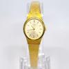 Used 130 SEIKO Women's Watch 2320-5280 New Battery Gold 130