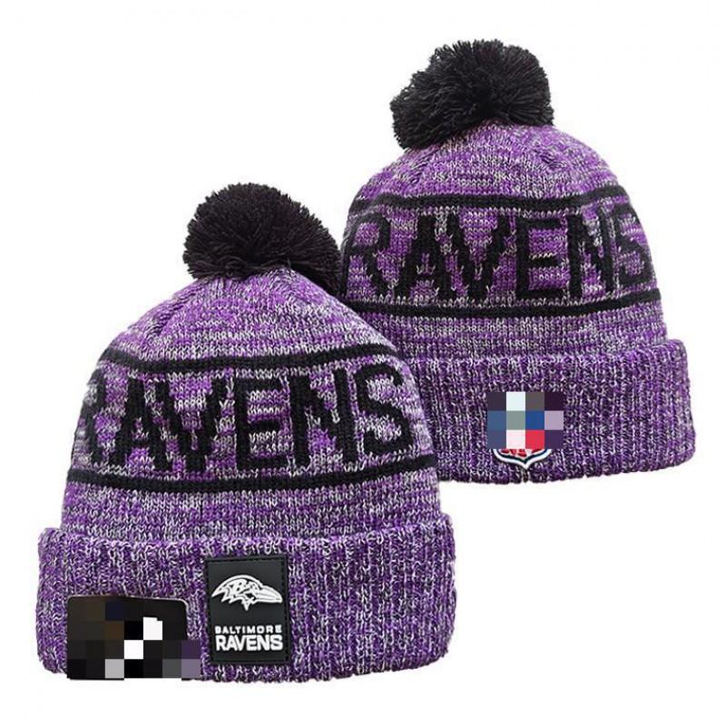 NFL Team Style Knit Beanie Winter Warm Embroidered Fleece Lined Hat Men Women
