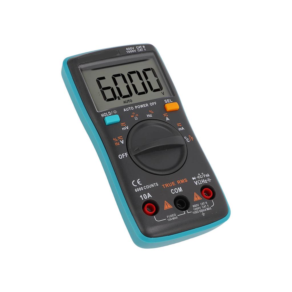 ZT102 6000 Digitales Multimeter Automatischer Messbereich Multimeter Tragbarer Spannungs-Strom-Tester für Elektrische Tests