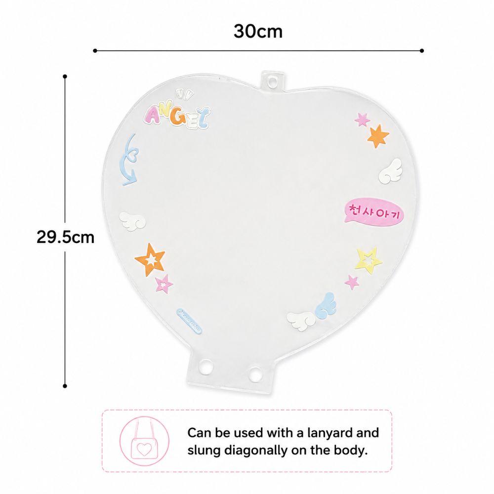 INS PVC for Kpop Fan Protector Sleeve Waterproof Dustproof Large Picket Fan Storage Sleeve Hand Fan PVC Cover Large Picket Fan