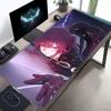 Extra Large Anime Gaming Mouse Pad with Vibrant Character Print NonSlip Rubber Base Stitched Edges Desk Mat for Gamers