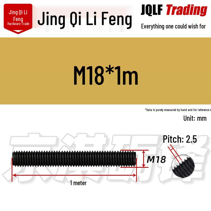 **High-Strength Threaded Rod M6-M48 | Grade 8.8/10.9/12.9 Full Thread Screw Bar**