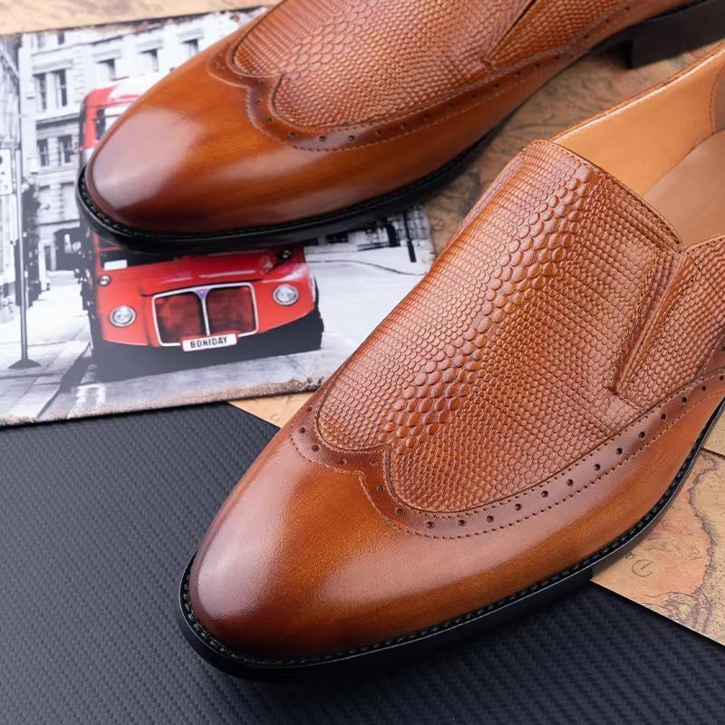 Modne oddychające męskie mokasyny biurowe outdoor codzienne łatwe w noszeniu obuwie dla mężczyzn modny design ręcznie robione buty wizytowe nowe trendy style