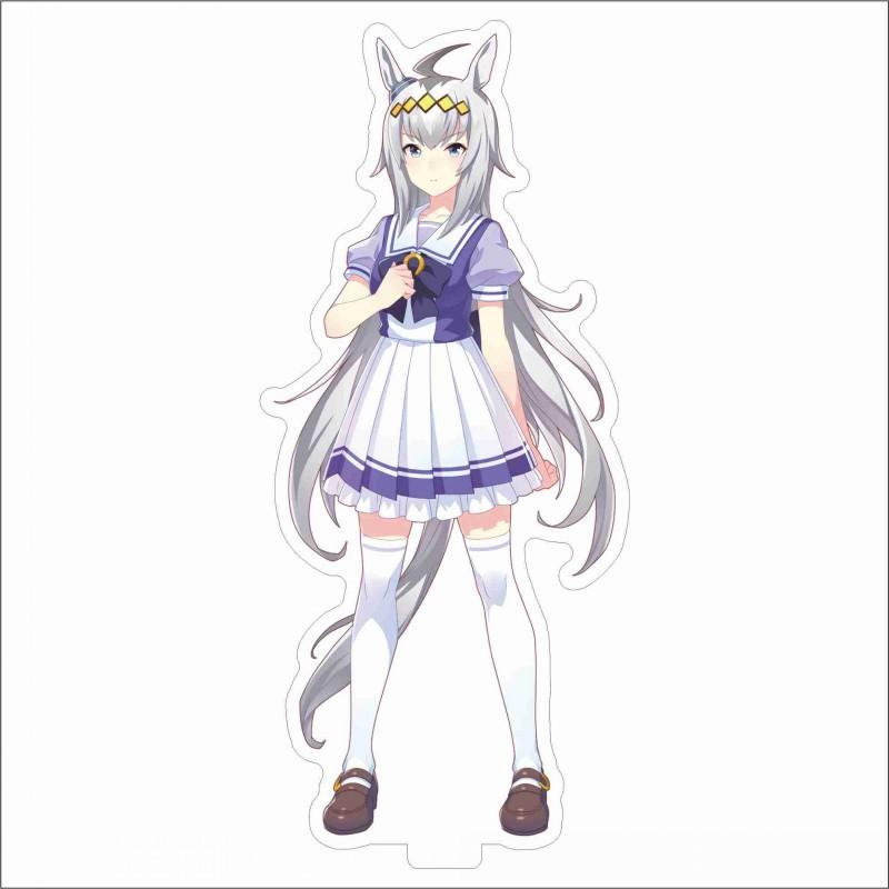 Japan Beautiful Derbil 15 Cm Cartoon Characters Acrylic Double-sided Stand Model Kawaii Cute Office Decoration Panel Permanent Recording Fans