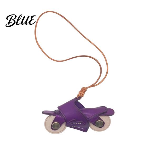 Eye-catching Bag Ornament Motorcycle Pendant Faux Leather Mini Backpack Charm
