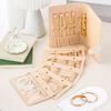 Jewelry Storage Book Grid Storage Bag Travel Jewelry Bag Jewelry Stud Earrings Necklace Hand Jewelry Organizer