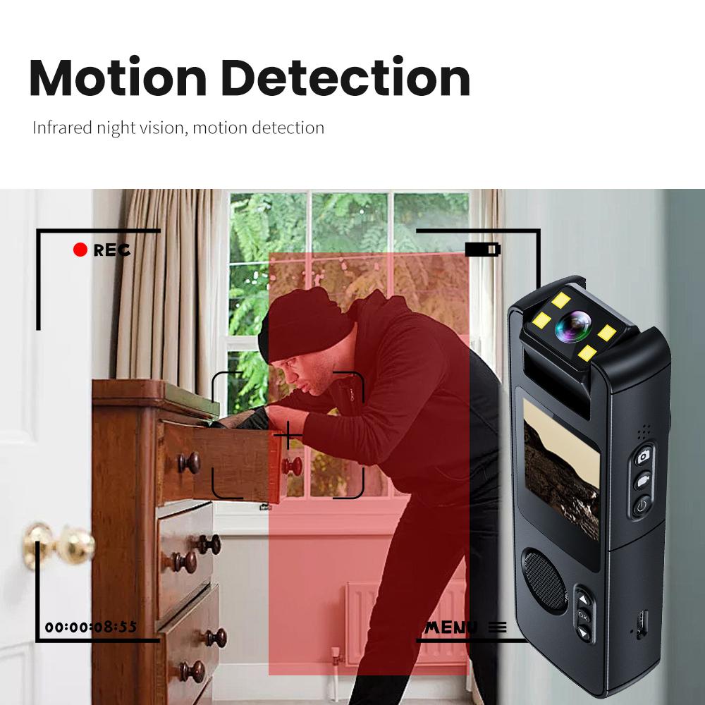 Hochauflösende Kamera, Outdoor-Radsportkamera, Sicherheitsrekorder für Strafverfolgungsbehörden, Vlog-Kamera