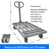 Haisidick Foldable Flatbed Trolley