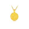 Pure Gold Slim Waist Abacus Pendant Necklace - Promotional Gift Style