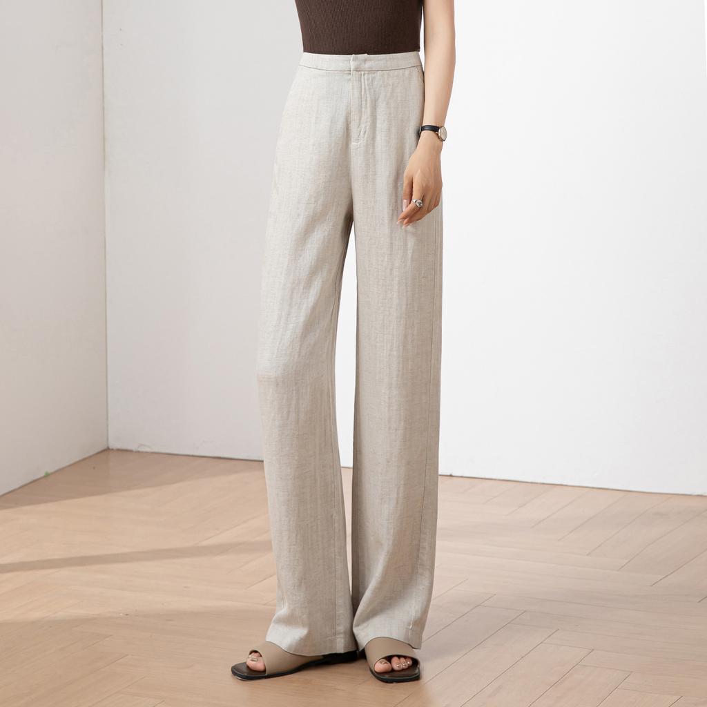 Wide Leg Pants Women's New Summer Thin Style Dragging and Lazy Casual Pants