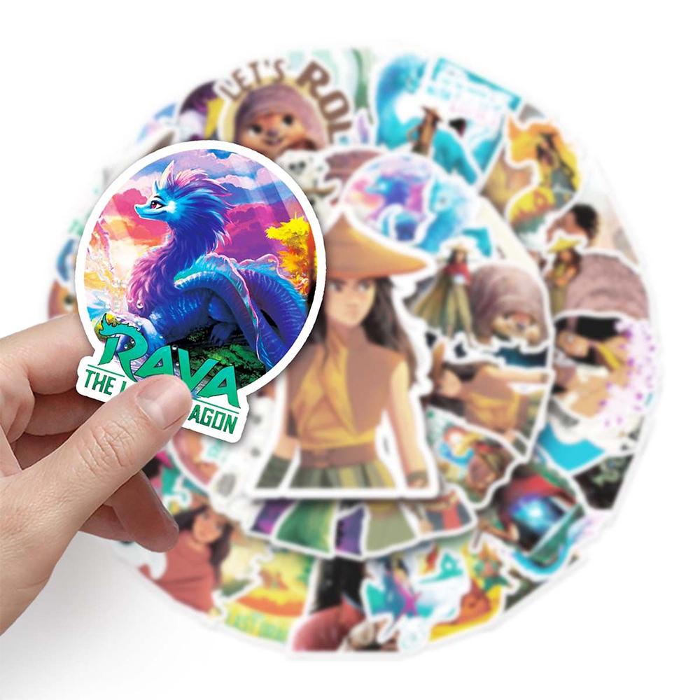 10 30 50 Stück Disney Film Raya und der letzte Drache Cartoon Aufkleber Anime Graffiti Decal Notizbuch Telefon Gitarre Dekorationsaufkleber