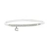 C-shaped Pendant, Avant-garde and Comfortable, Gold-plated Brass Bracelet, Women's Silver