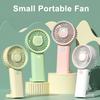 Sommer Mini Handventilator 3 Geschwindigkeiten Einstellbar USB Wiederaufladbar Katzenohren Kühlventilator Leise Tragbar Reise Outdoor Kleiner Persönlicher Ventilator