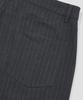 Age O.D. Double-Pleated Bermuda Slacks [Charcoal Stripe]