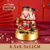 Solar-Powered Fortune God Waving Ornament - Stress Relief & Festive Charm for Car or Office, Perfect Birthday Gift