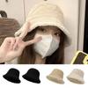 Big Brimmed Fisherman Cap Double Sided Wear Plush Bonnet Fashion Bucket Hat