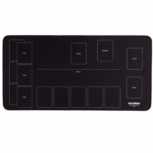[Featured In Magazines] EXCITEHOBBY Playmat, Simple Design, Card Game, Non-Slip Rubber Mat, Easy Turning, Pok?mon Card Battlefield, 60cm X 30cm (Type-