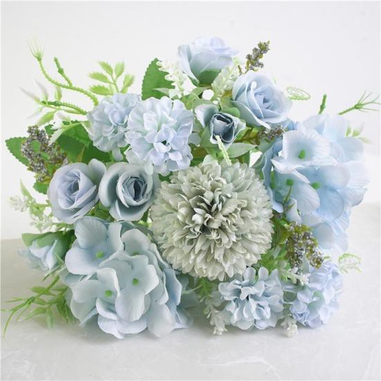 1 Stück künstliche Rose Blume Hochzeit Braut Handstrauß Party Home Blumendekor