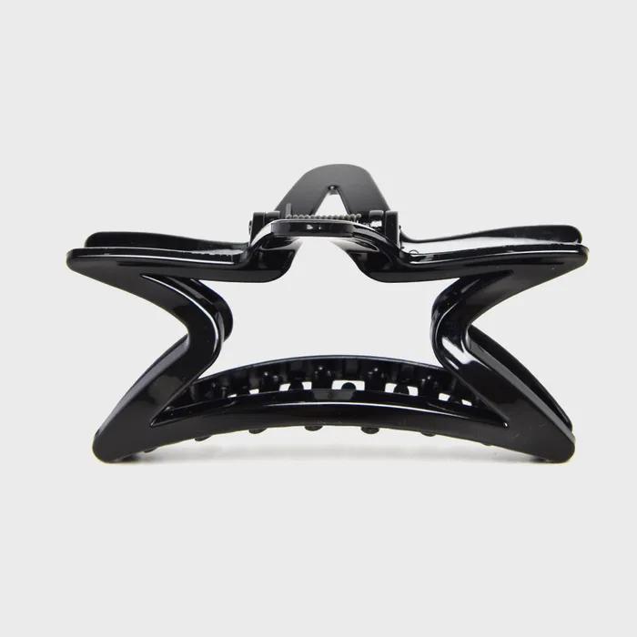CKE502 Black Big Star Hair Tongs Pin