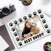 Dog 4x6 Picture Frame, Pet Photo Frame, Dog Mom Dad Lovers Owner Gifts for Women Men, Pet Lover Gifts, Best Buddy Wooden Picture Frames for Wall or