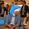 Cartoon Shark Head Cover Creative Halloween Headgear Shark Party Hat Photo Props