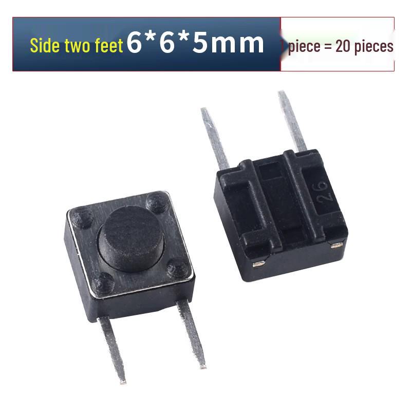 2-Pin SMT DIP Tactile Micro Switch (3x4x2/3x6x4.3/4x4x1.5/6x6x5)