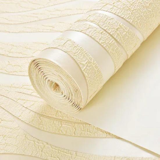 

Волнистые полосатые нетканые обои для спальни, гостиной, фона для ТВ, утолщенные 9.5mx53cm