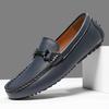 Fashion Mens Business Casual Shoes Office Travel Loafers Vacation Driving Shoes Outsole Formal Slip on Flats Handmade Moccasins