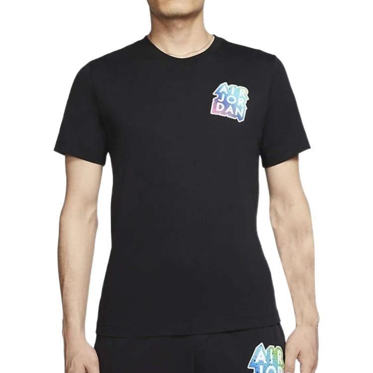 Jordan All Star T Shirts Men's Crew Neck Moderate Straight Fit CD5639-010