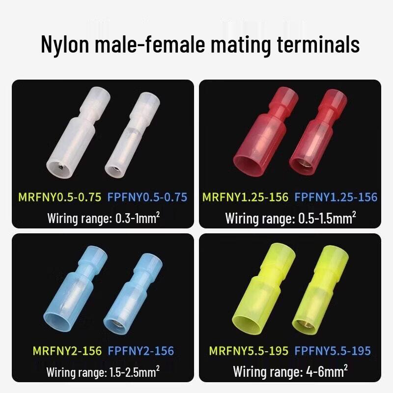 Nylon Insulated Male Female Quick Wire Connectors
