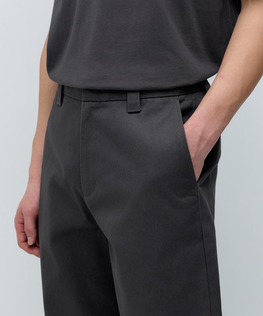 MUSINSA STANDARD Solid Cp Regular Fit Chino Pants [Grey]