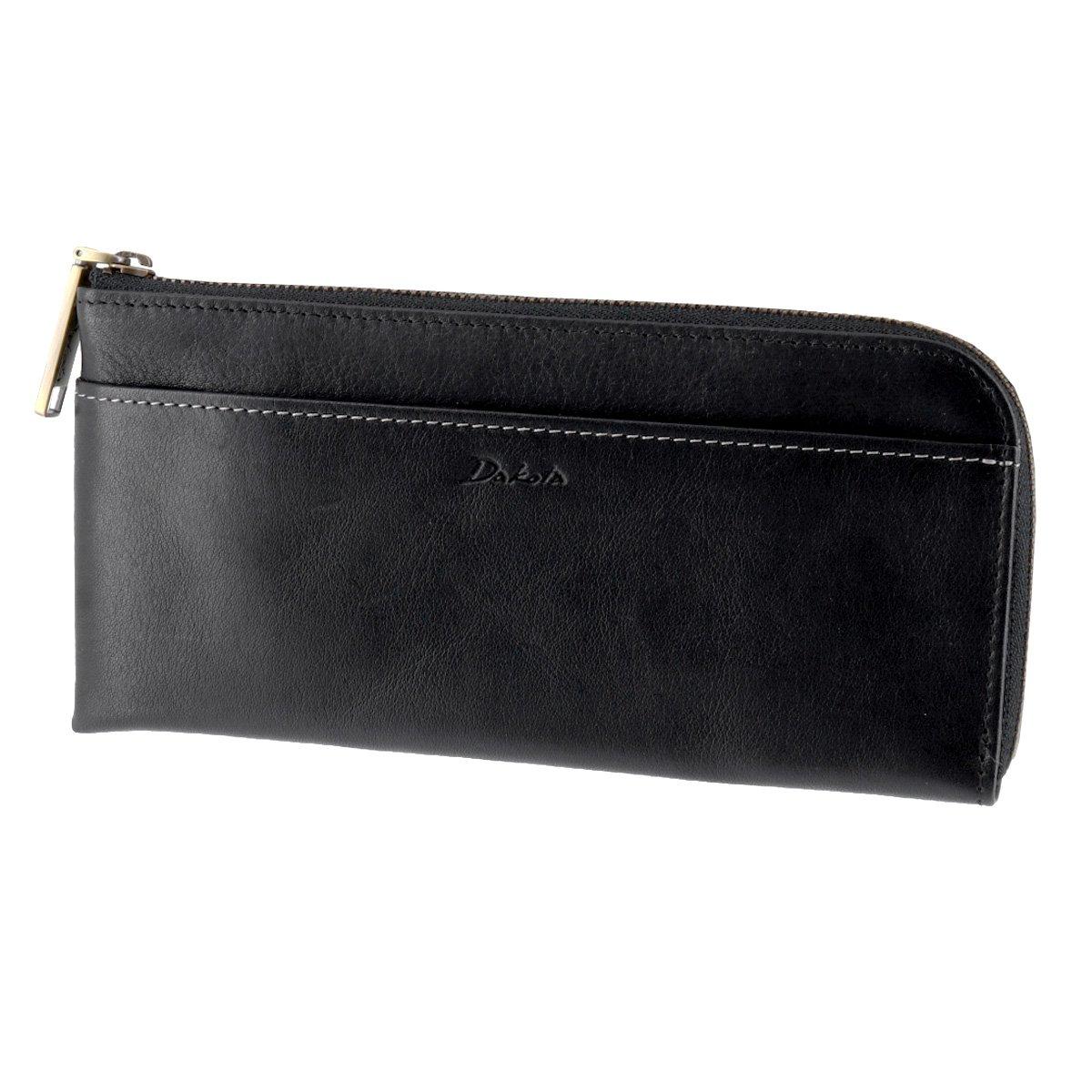 

Dakota L-shaped zipper long wallet [Largo] 1. Black